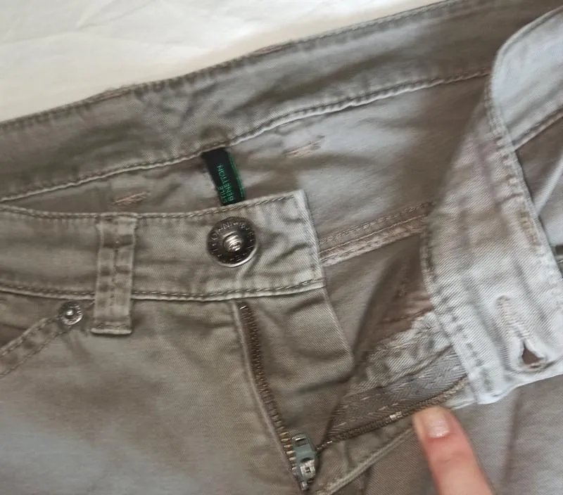 Benetton, классные брюки, мягкий джинс