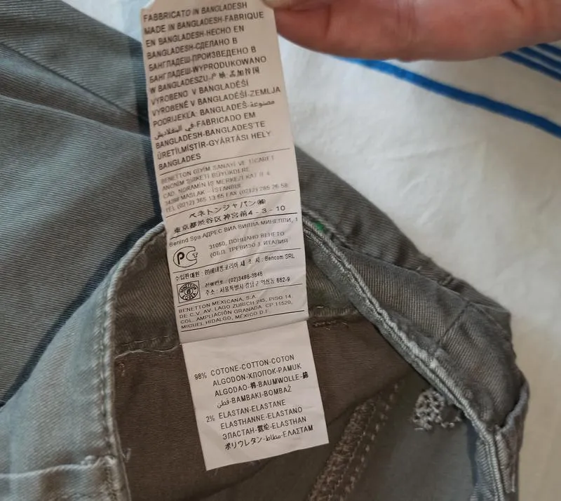 Benetton, классные брюки, мягкий джинс