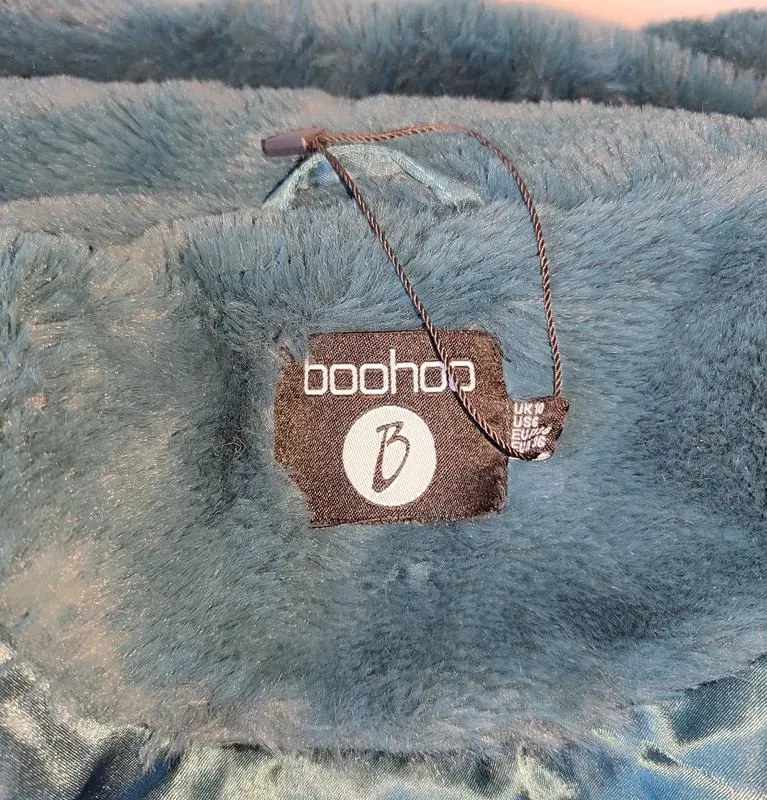 Boohoo, плюшевый полушубок, шубка