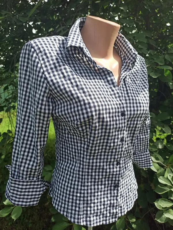 Чудесная рубашка с укороченным рукавом zara