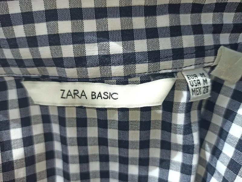 Чудесная рубашка с укороченным рукавом zara