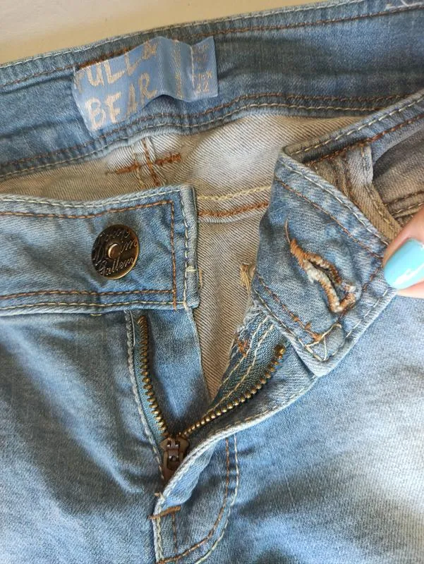 Джинсы pull&bear👖, молнии, размер s-m