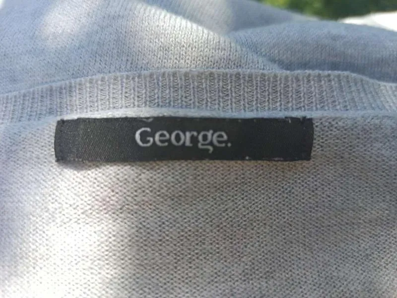 Фирма george, удлинённый свитер, туника, трикотаж
