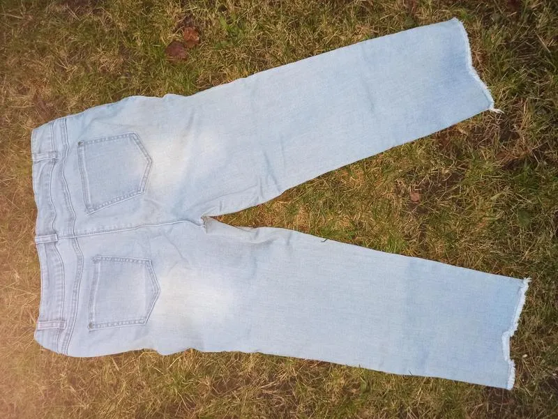 Фирма george, укороченные джинсы 👖,  вышивка