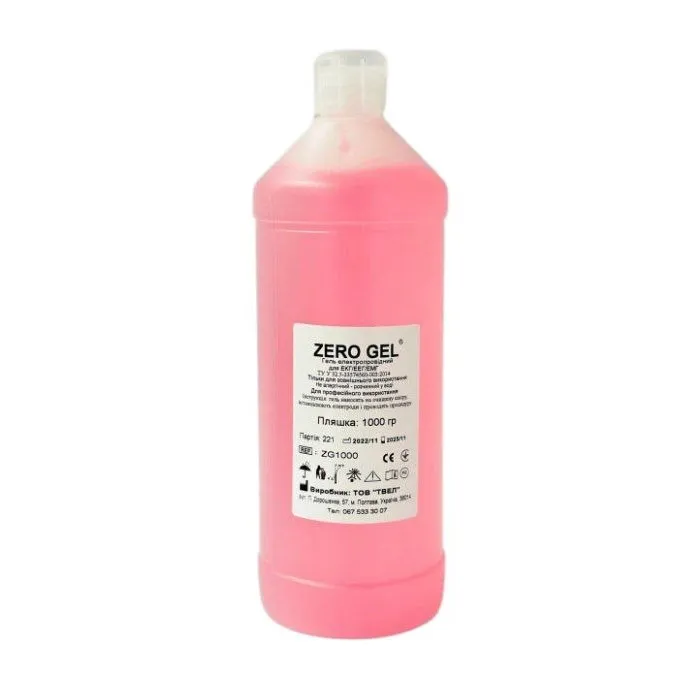 Гель для ЕКГ, УЗД, ЕЕГ "Zero gel" Україна