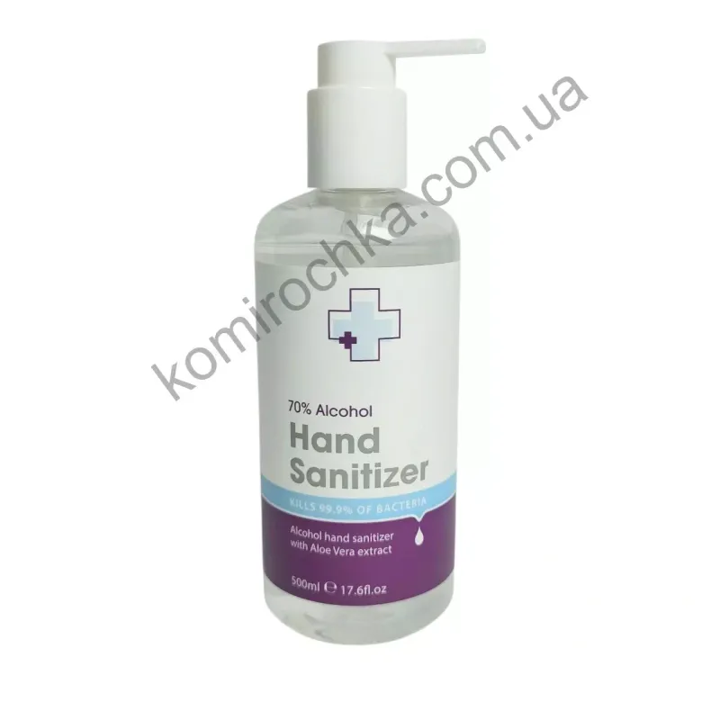 HAND SANITIZER 500 мл: Спиртовий Антисептик з Алое Вера