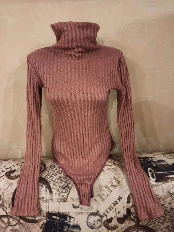Классный трикотажный боди, гольф, ателье