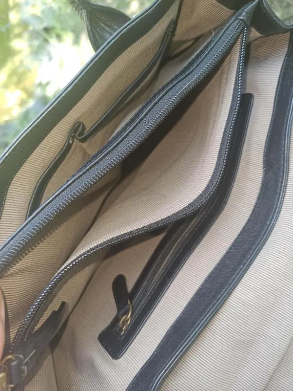 Кожаная чёрная сумка radley