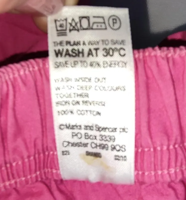 Marks & spencer, бриджи, коттон