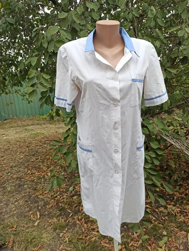Медицинский халат, натуральная ткань