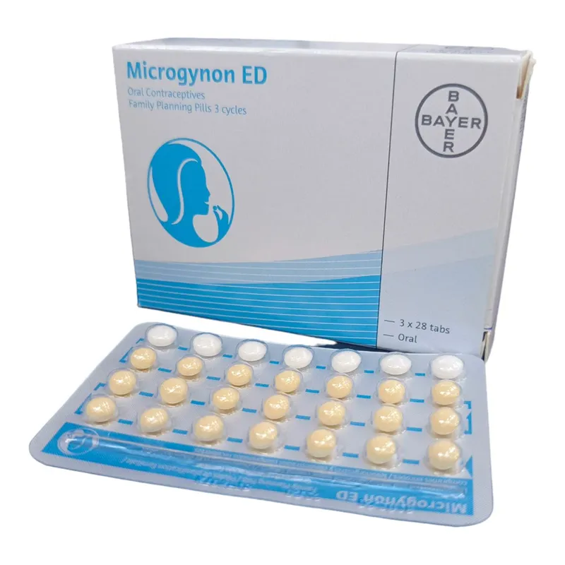 Microgynon ED Bayer — оральні контрацептиви, 3 цикли (84 таблетки)