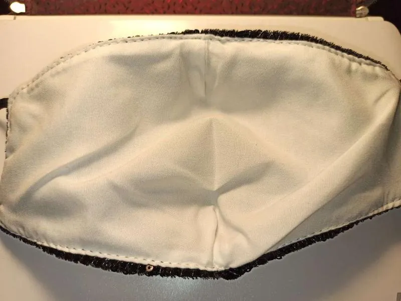 Многоразовая защитная маска, стразы, пайетки