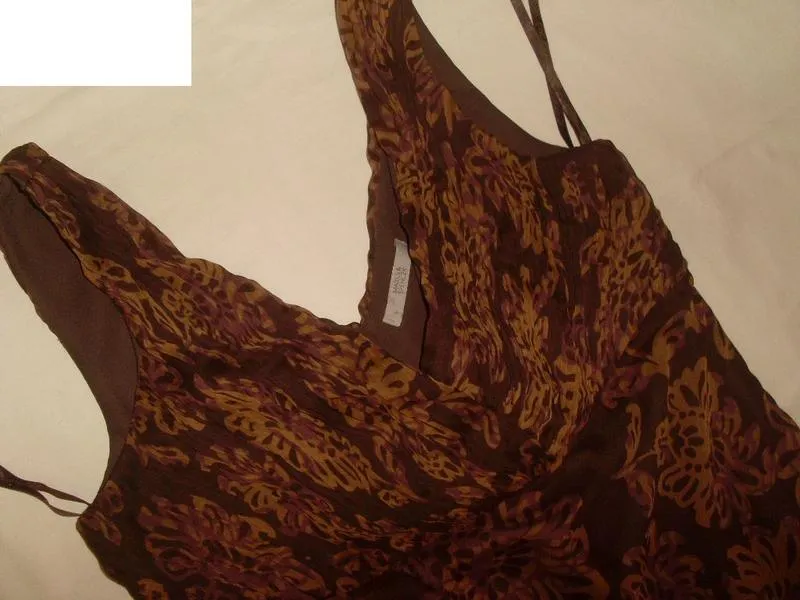 M&s длинное платье. шифон. р.m-l