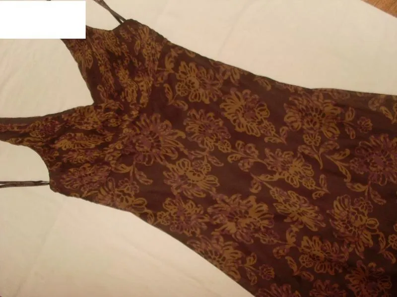 M&s длинное платье. шифон. р.m-l