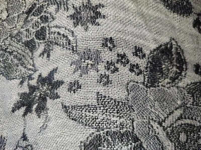 Палантин, цветы