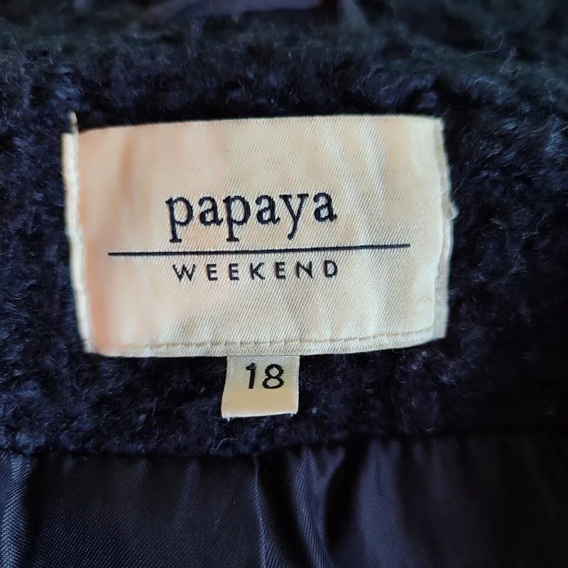 Papaya weekend, пальто, полушубок "чебурашка", тедди