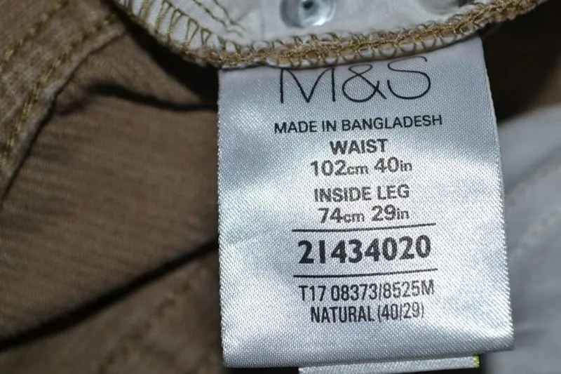 Плотные мужские вельветовые брюки "m&s man"
