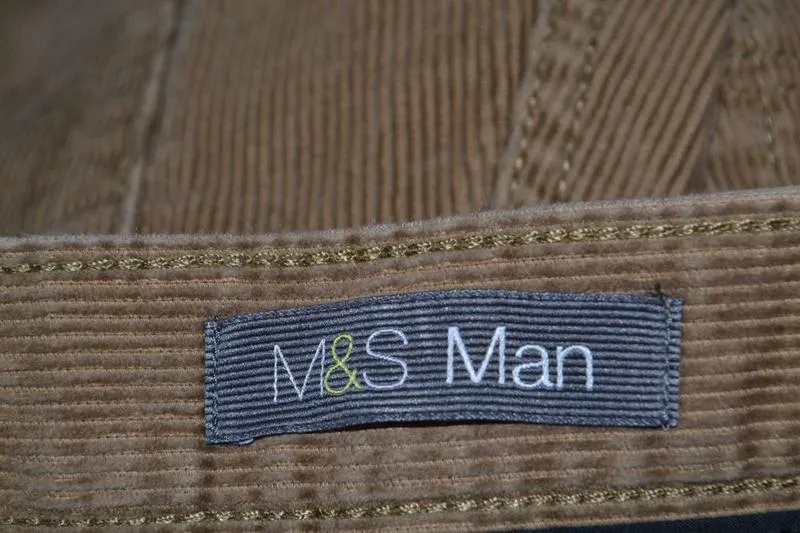 Плотные мужские вельветовые брюки "m&s man"