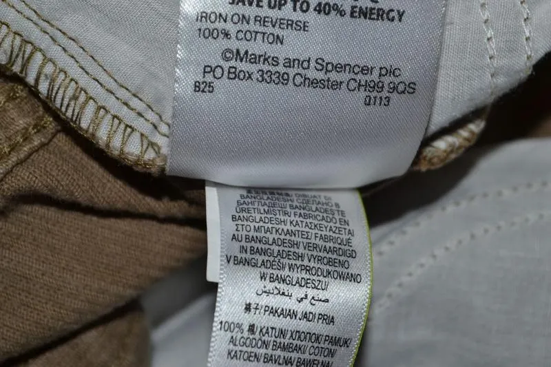 Плотные мужские вельветовые брюки "m&s man"