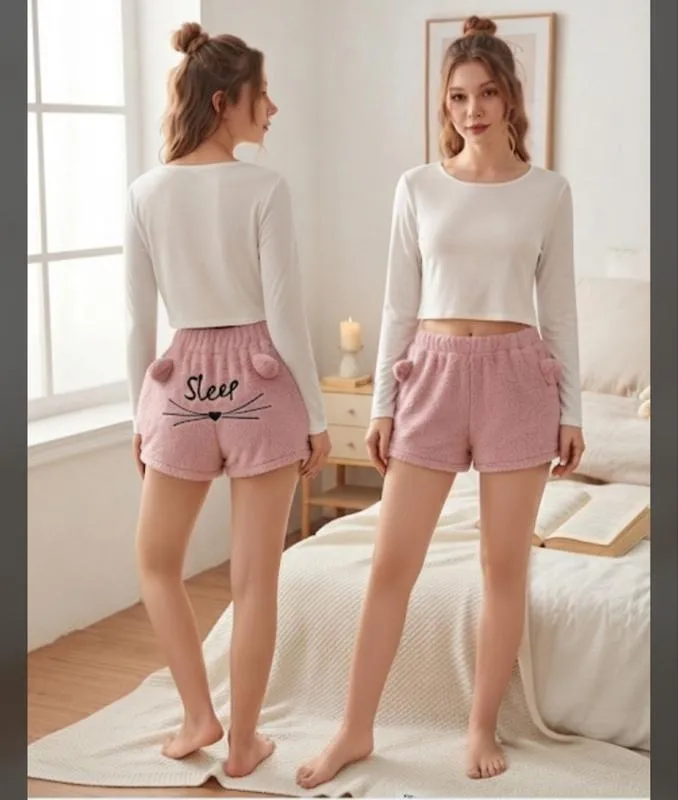 Плюшевые шорты, фирма shein