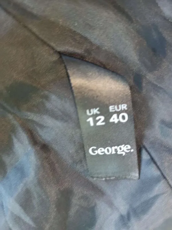 Полупальто, клетка, фирма george