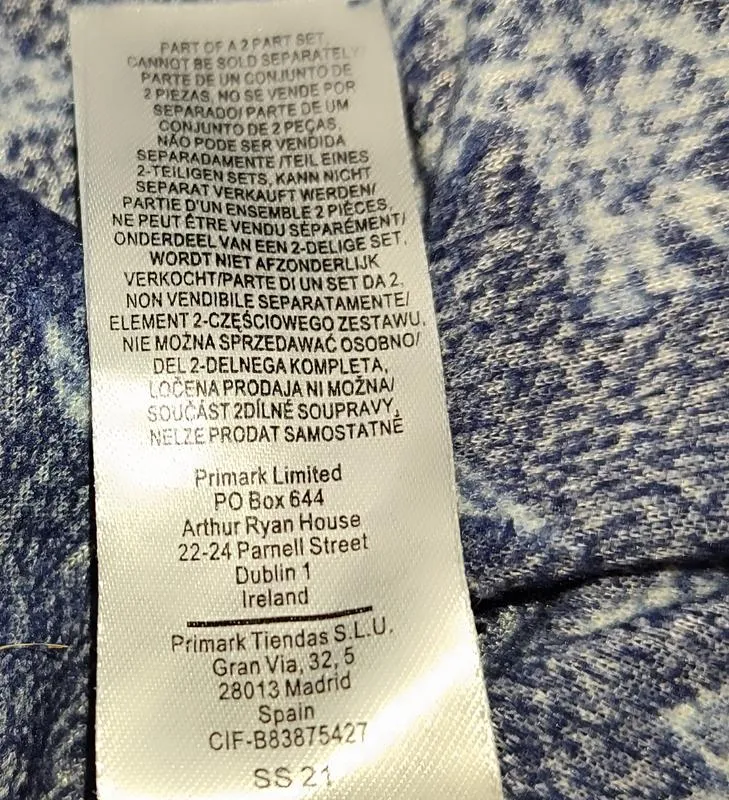 Primark, детский реглан, кофта домашняя,6-7 лет