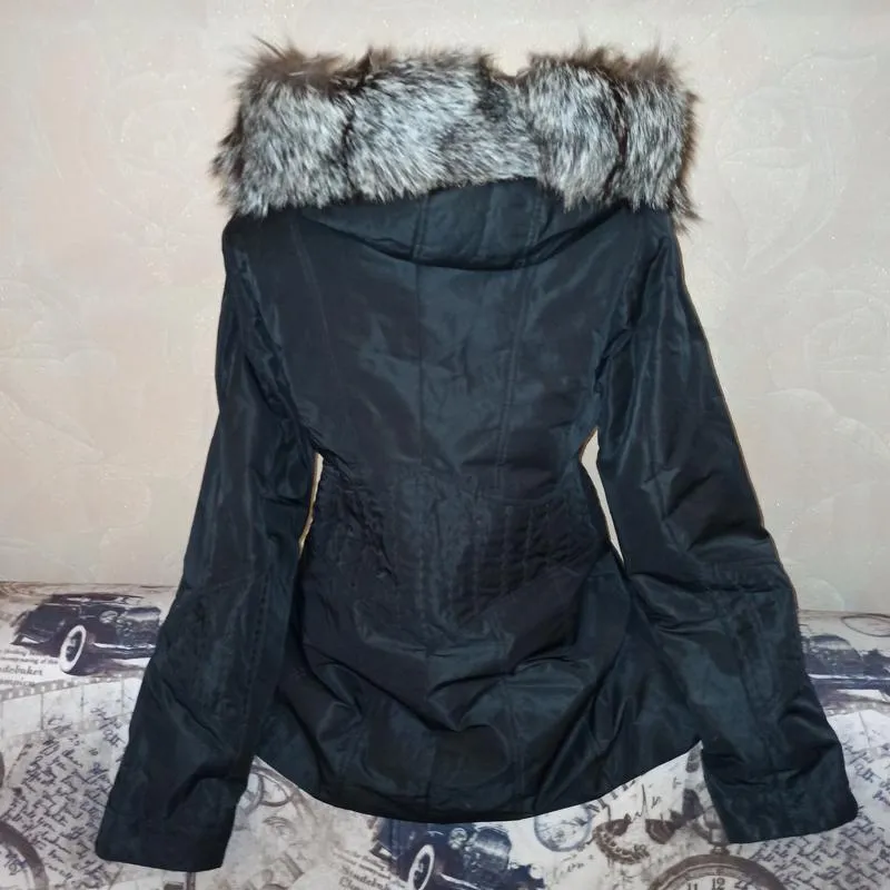 Пихора, пуховик, парка, чернобурка, подстежка кролик