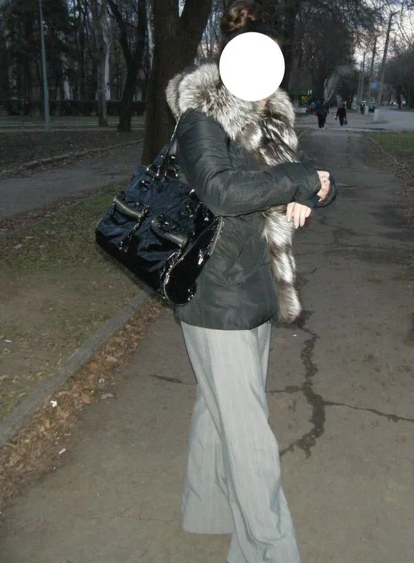 Пихора, пуховик, парка, чернобурка, подстежка кролик