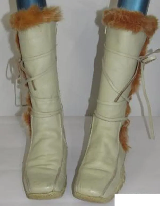 Relax shoes зимние кожаные женские сапоги — взуття, ракурс 2