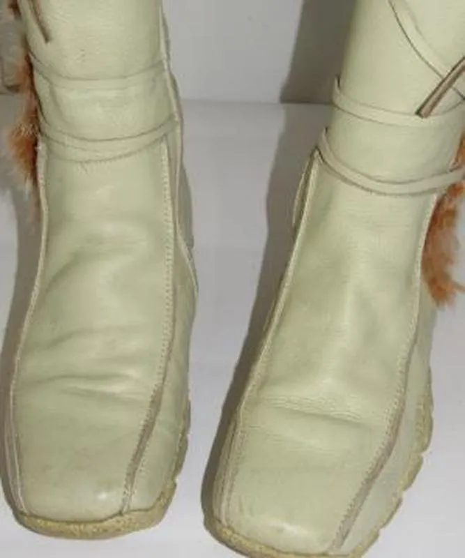Relax shoes зимние кожаные женские сапоги — взуття, ракурс 3