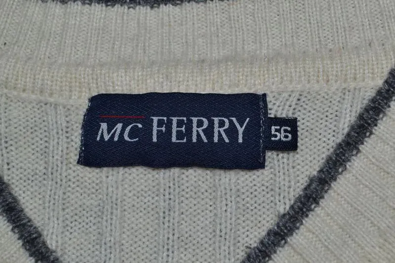 Шерстяная, тёплая мужская кофта, полувер  "mc ferry"