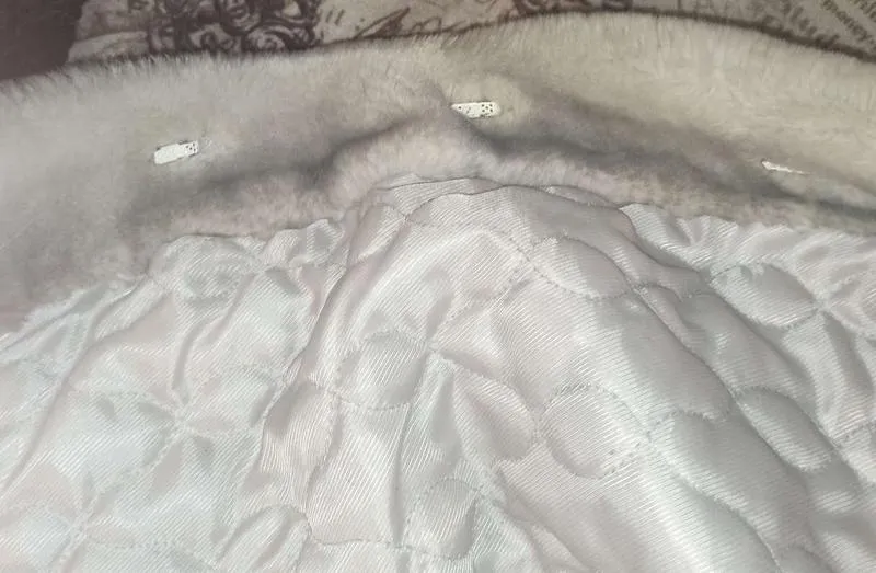 Шуба зимняя из искусственного меха