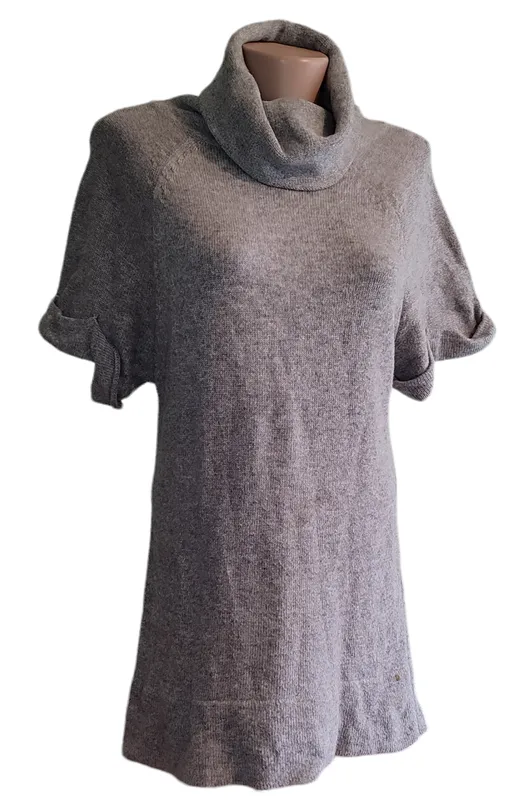Stradivarius, гольф, водолазка, туника с коротким рукавом