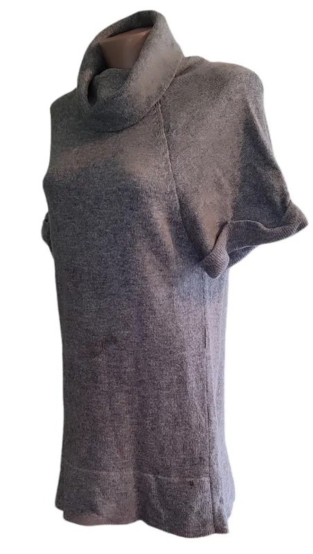 Stradivarius, гольф, водолазка, туника с коротким рукавом