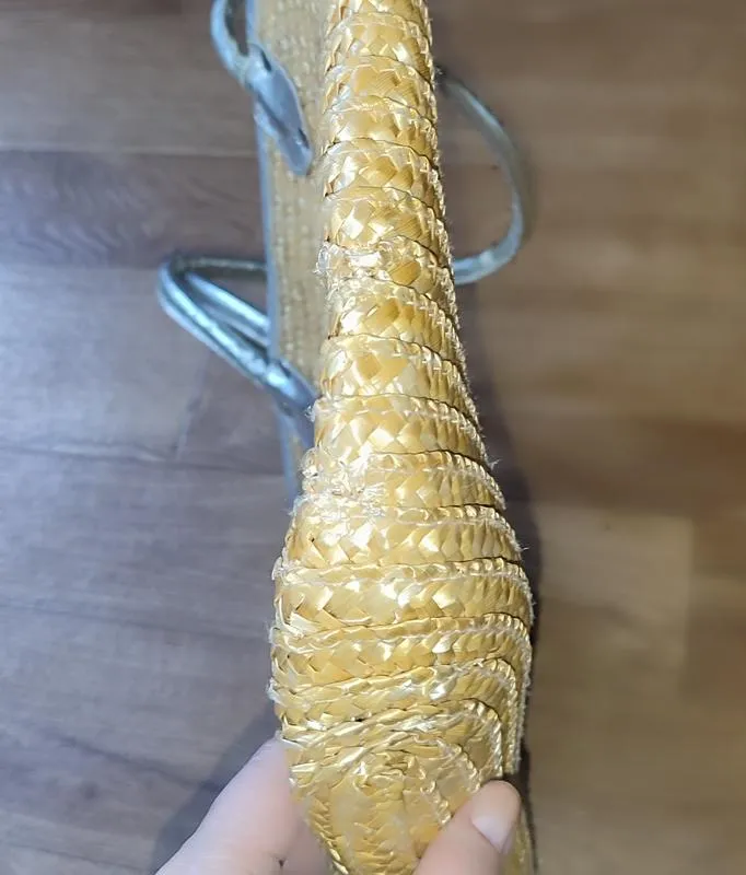 Сумка соломка, соломенная, большая
