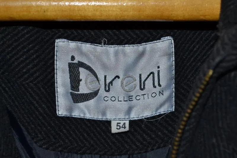 Теплое мужское пальто"dereni collection"