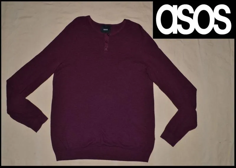 Тонкая фирменная кофта, пуловер "asos"