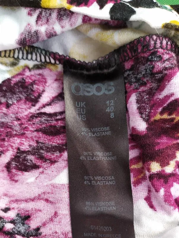 Трикотажное платье в горох, фирма asos