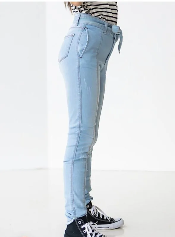 Укр. фирма гарне, джинсы 👖 с завышенной талией и прошитыми стрелками