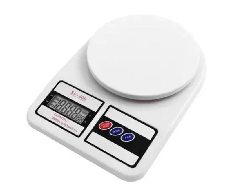 Ваги кухонні до 10 кг electronic kitchen scale sf-400, білі