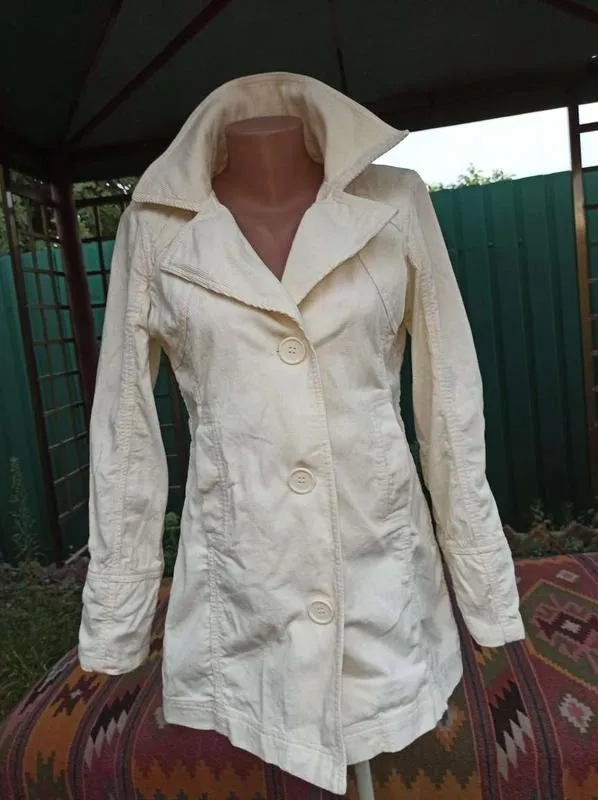 Вельветовое полупальто, куртка, фирма only, 100% хлопок