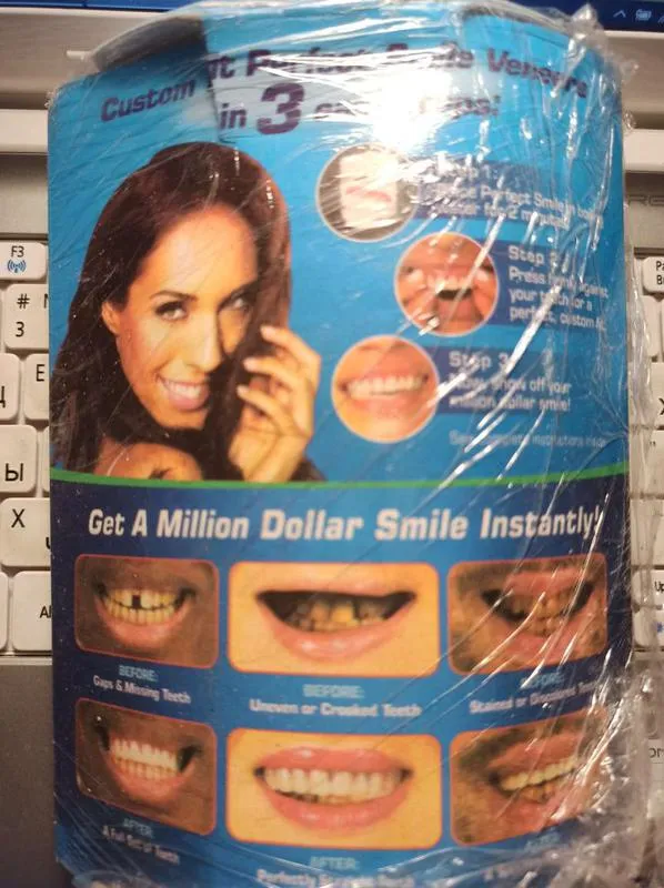 Виниры для красивой улыбки perfect smile veneers, искусственные зубы