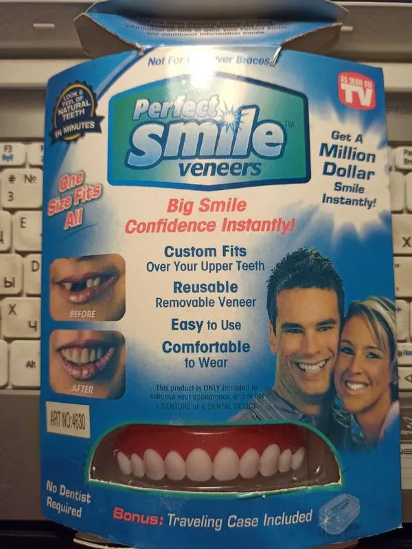 Виниры для красивой улыбки perfect smile veneers, искусственные зубы