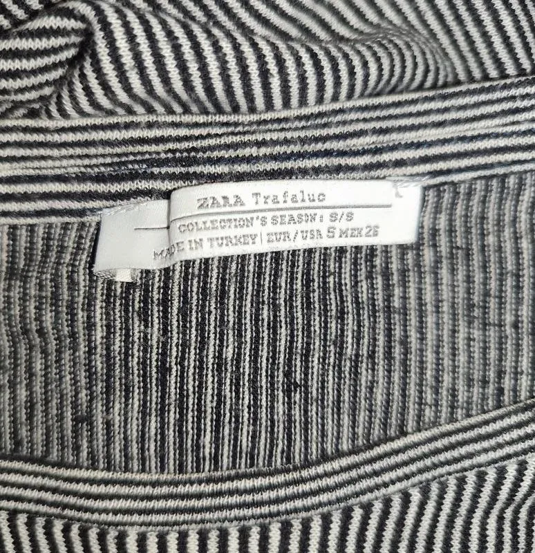Zara, платье, туника, полоска