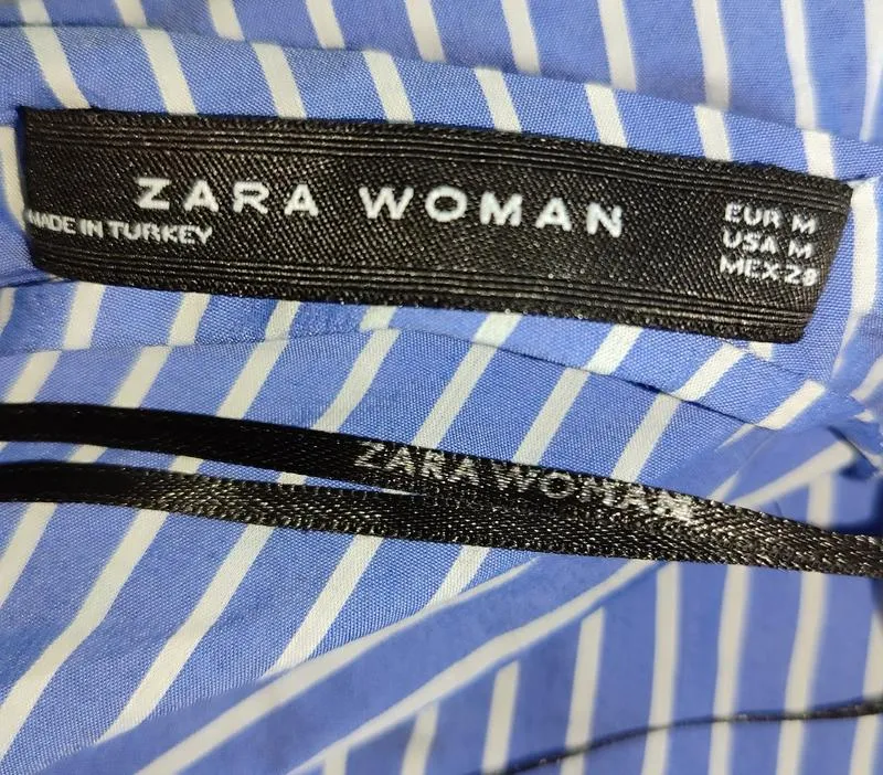 Женская блуза в полоску zara